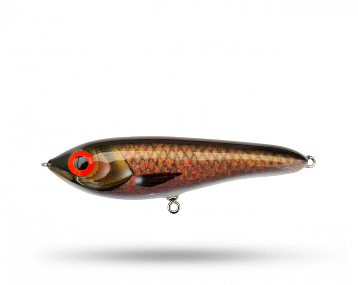 Jenzza Lures Hasslö Original Jr - Red Dream i gruppen Fiskedrag / Jerkbaits hos Örebro Fiske & Outdoor AB (Hasslo Jr - Red Dream)